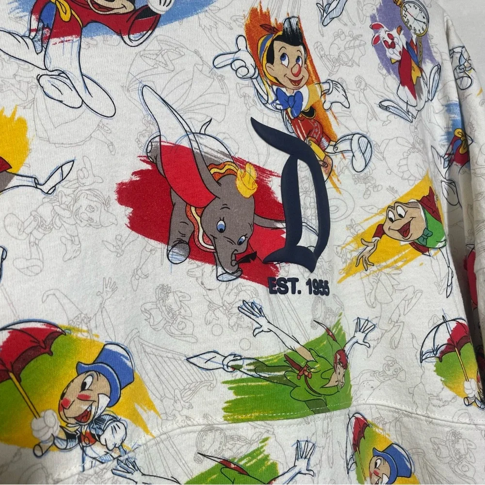 Vintage DisneyLand Resort Spirit Jersey Sweatshirt Small Oversized Unisex - Picture 2 of 5